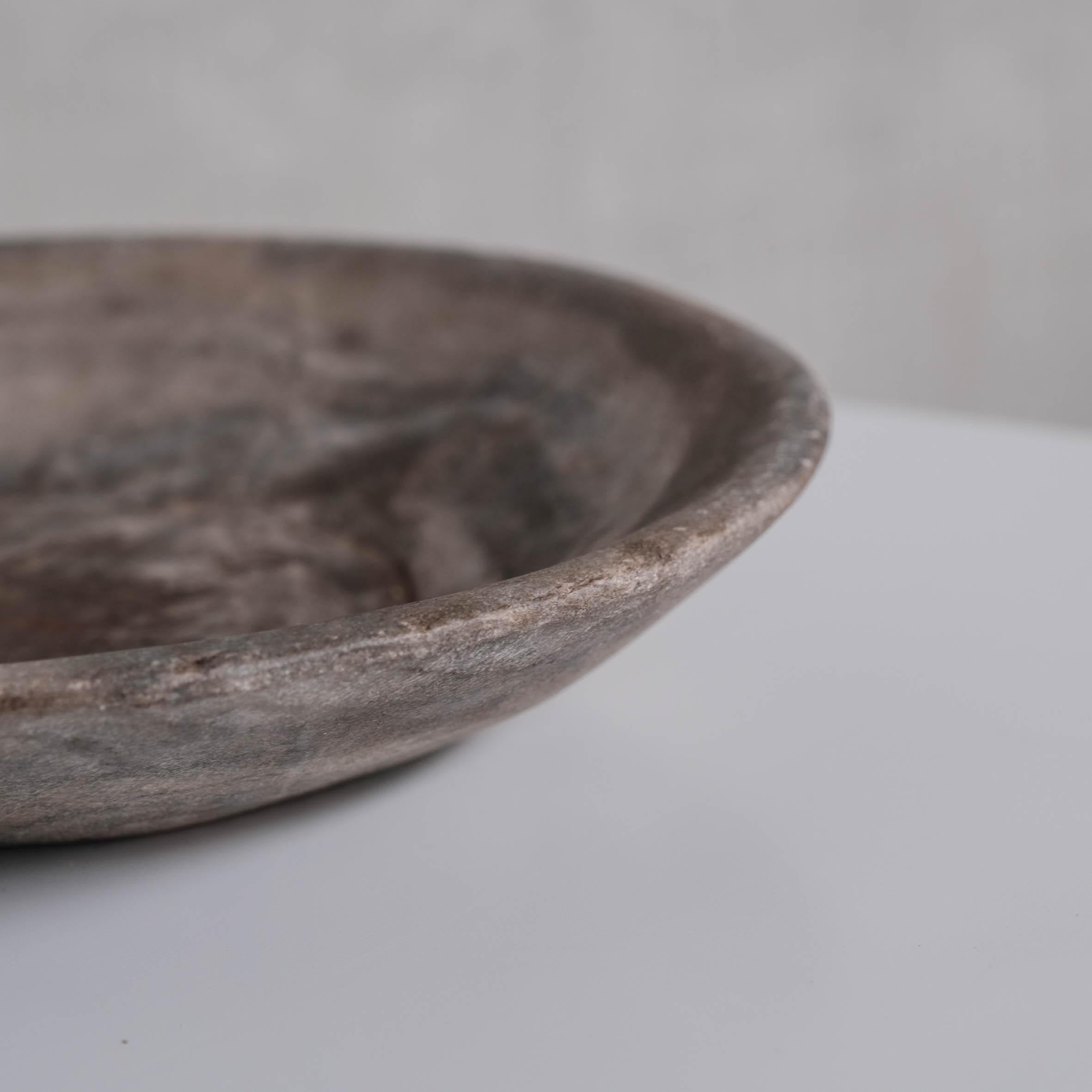 Nepalese Marble or Stone Small Primitive Bowl  For Sale 3
