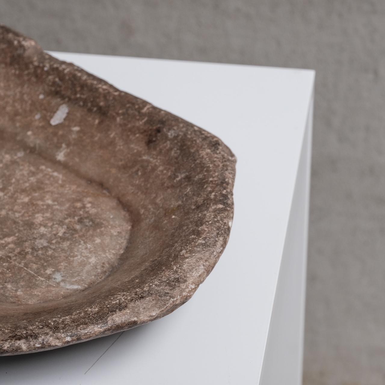 Mid-20th Century Nepalese Primitive Stone Platter
