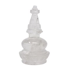 Nepalese Rock Crystal Stupa
