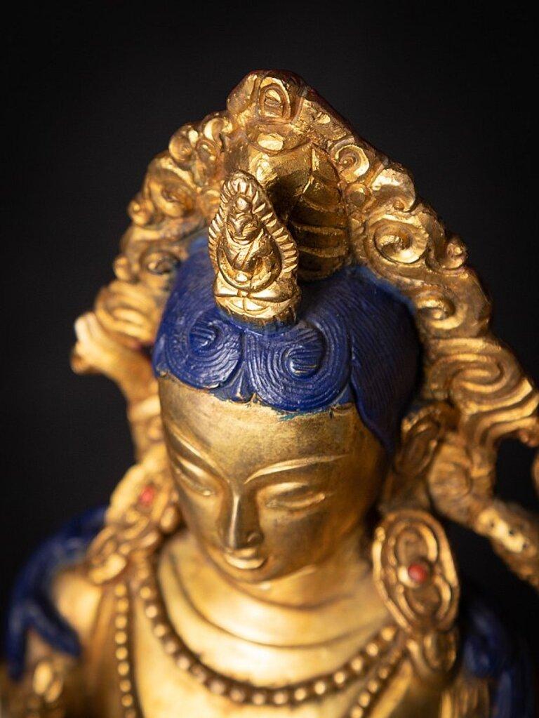 Nepali Bronze Bodhisattva Statue from Nepal Original Buddhas For Sale 9