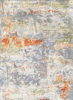 Nepali Mane Modern Hand-Knotted Wool & Silk Rug, 9' x 12'