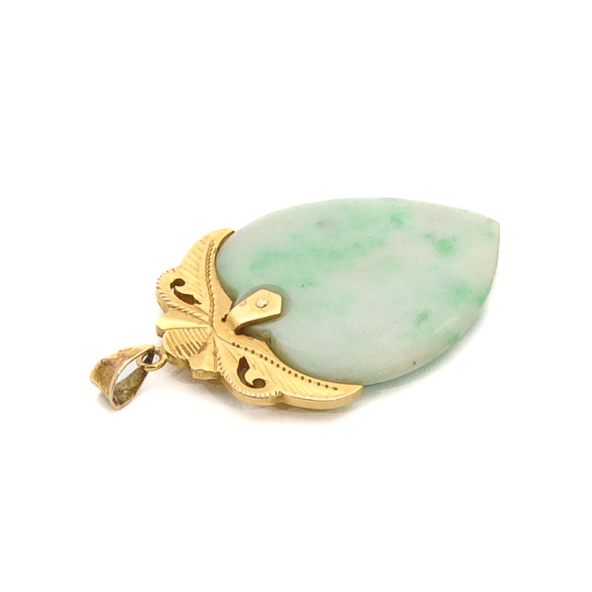 real jade heart pendant