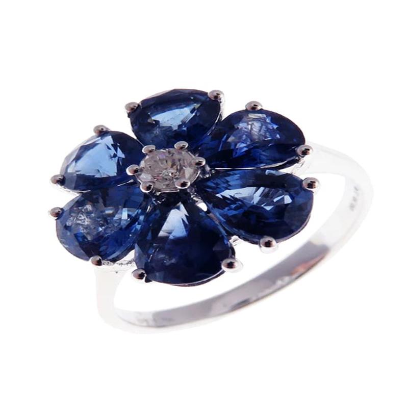 Neptune Almost Floral Tear-6 Ring For Sale 3