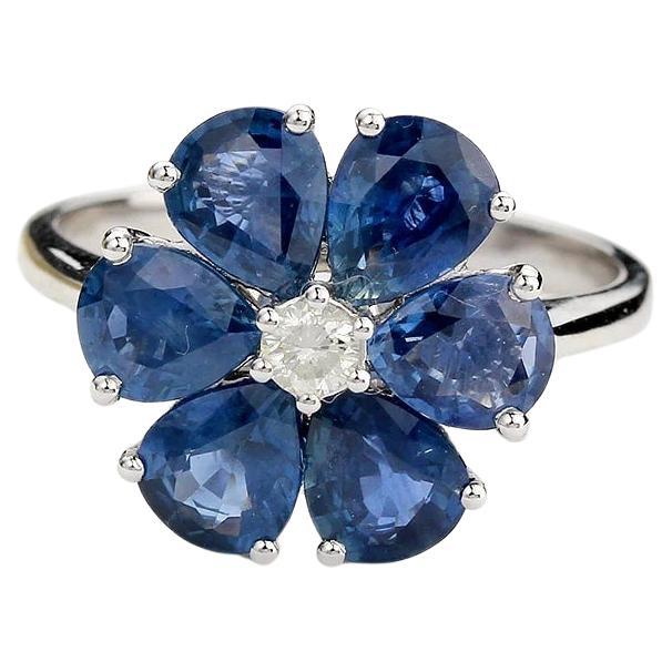 Women's Neptune Almost Floral Tear-6 Ring For Sale