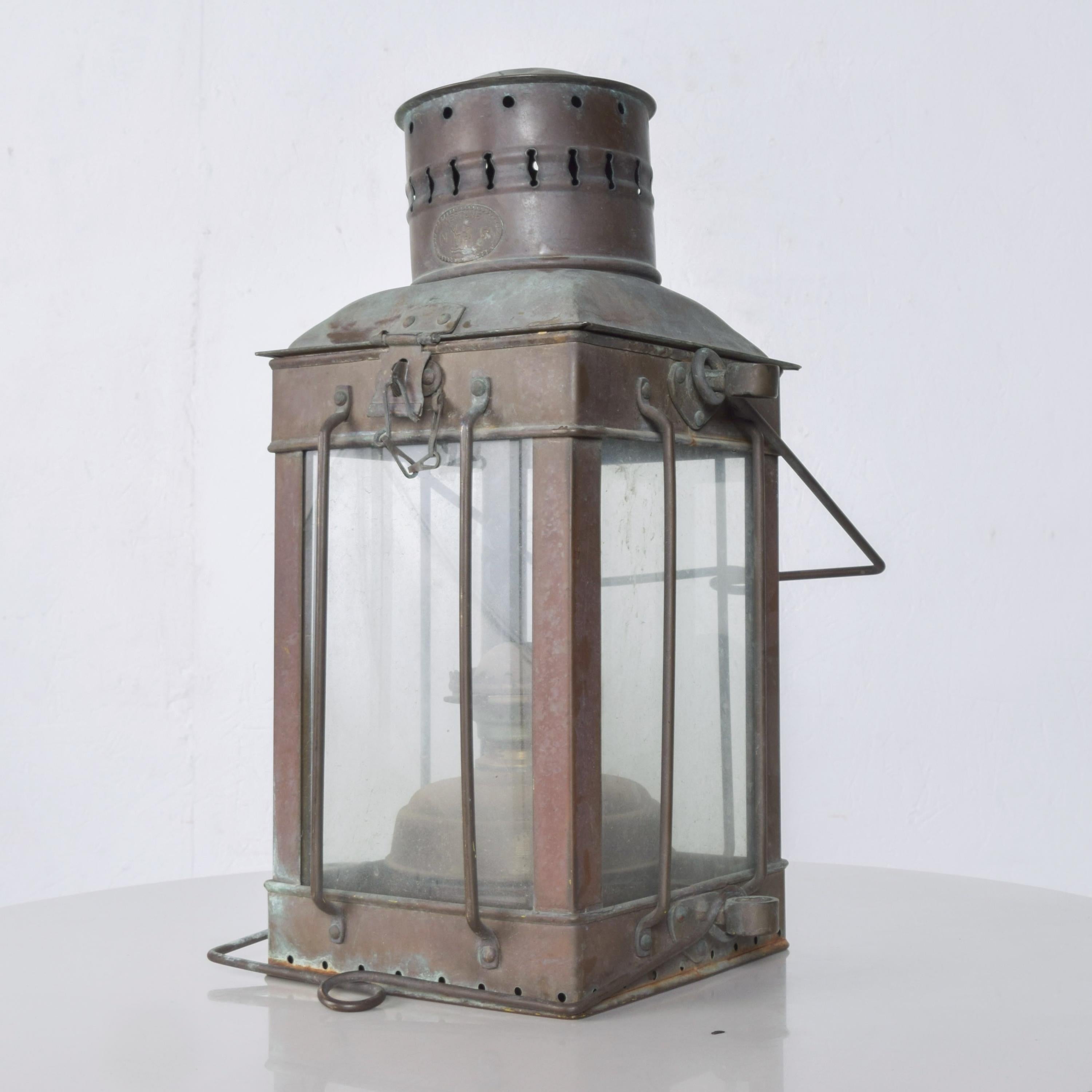 vintage nautical lantern