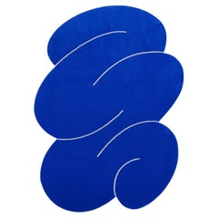 Petit tapis Neptune Squiggle en laine de Nouvelle-Zélande par Okej Studio