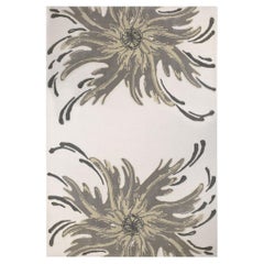 Neptuno Rug in Hand-Tufted Wool and Bamboo Silk