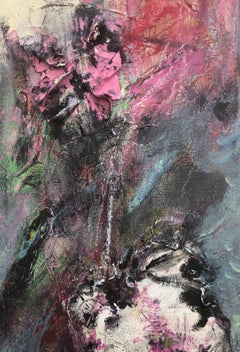 be reborn oil on canvas painting abstract expressionism