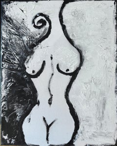 Femme nue huile sur toile peinture nue