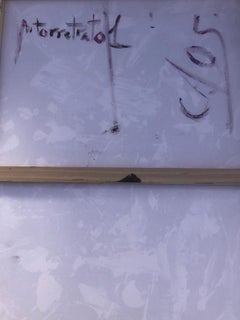 Abstract Expressionist Self Portrait Oil Painting Contemporary Figurative Art