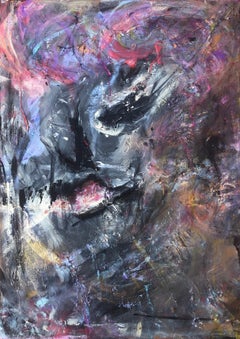 autorretrato 1 óleo sobre lienzo pintura expresionismo abstracto