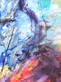 The birth of Nereid oil on canvas painting abstract expressionism