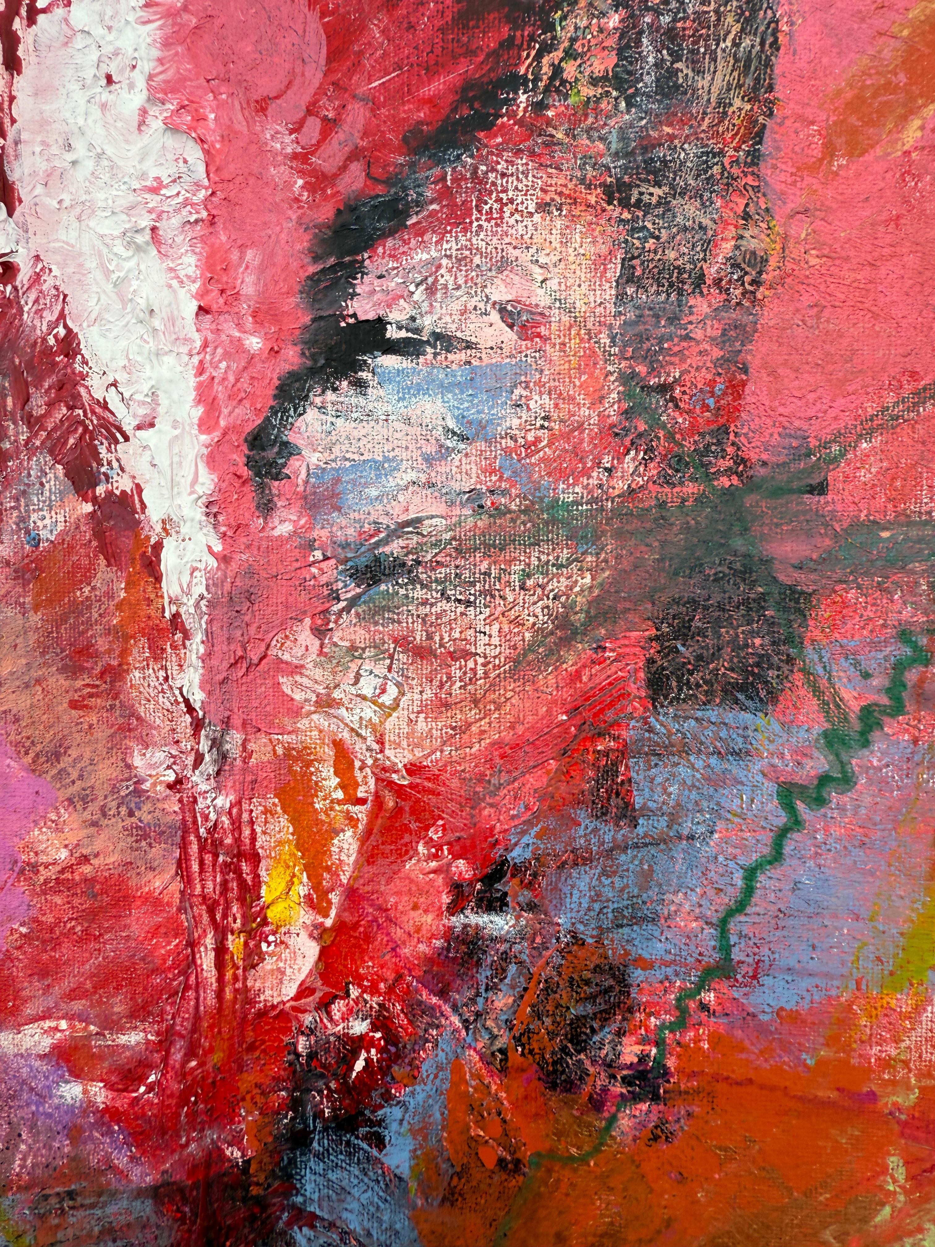 La Poderosa Vagina óleo sobre lienzo pintura expresionismo abstracto - Painting Expresionismo abstracto de Nerea Caos