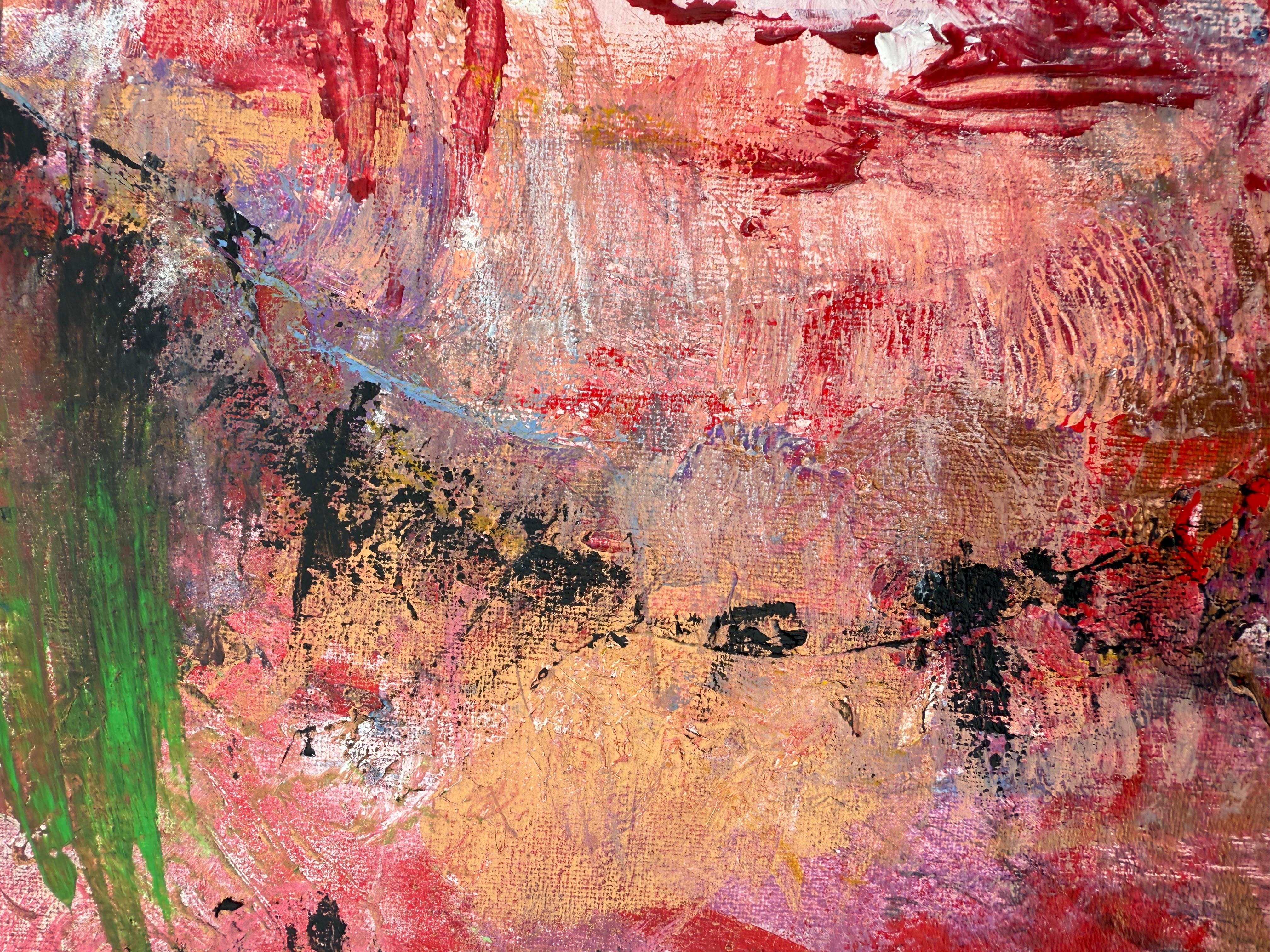 La Poderosa Vagina óleo sobre lienzo pintura expresionismo abstracto en venta 1