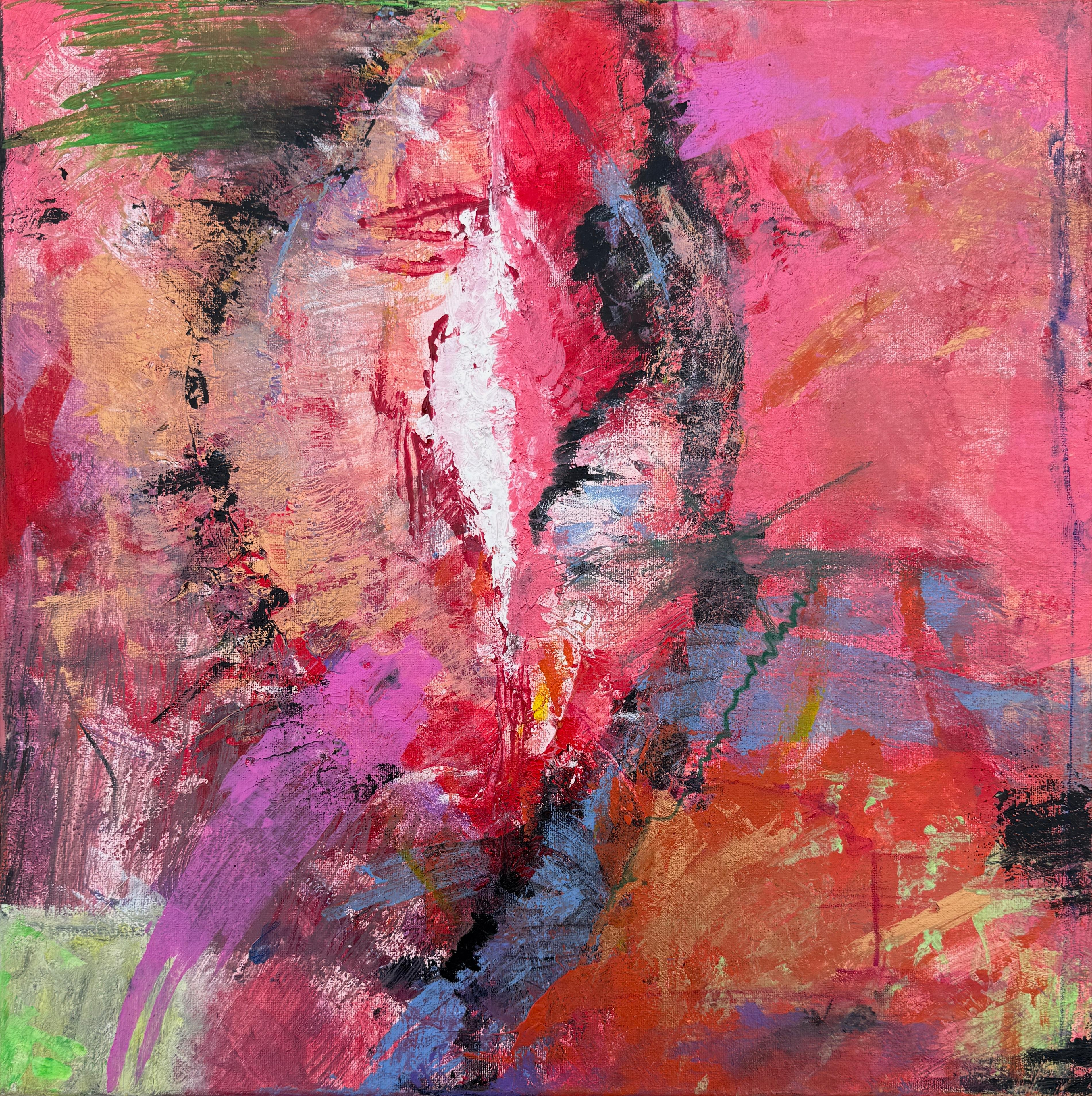Nude Painting de Nerea Caos - La Poderosa Vagina óleo sobre lienzo pintura expresionismo abstracto