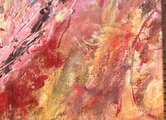 The vagina that sees everything oil on canvas painting abstract expressionist