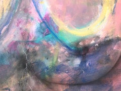 Abstract Expressionist Emotional Composition Spanish Contemporary Oil Painting