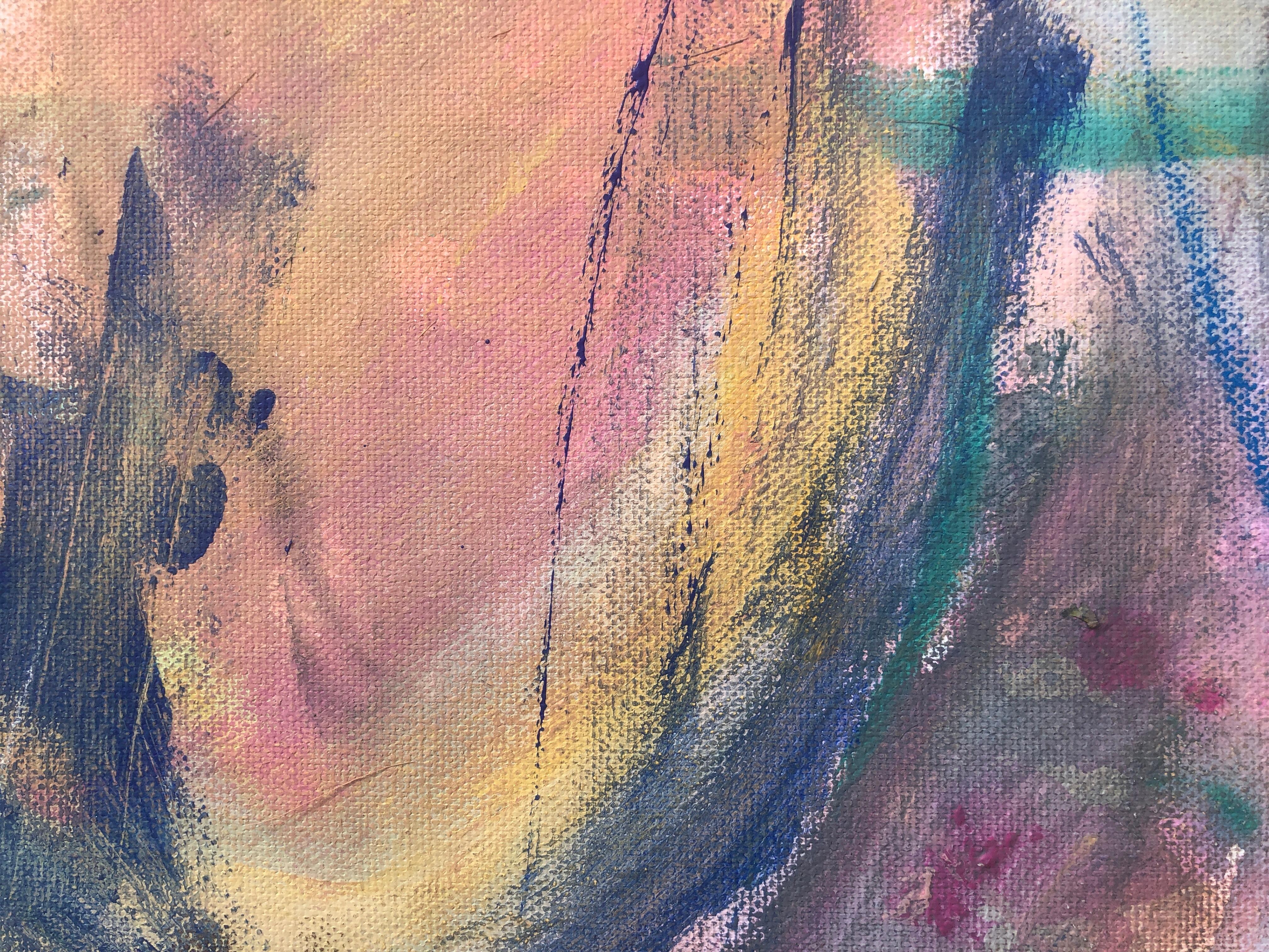 Alle meine Liebhaber Öl auf Leinwand Gemälde abstrakter Expressionismus (Abstrakter Expressionismus), Painting, von Nerea Caos