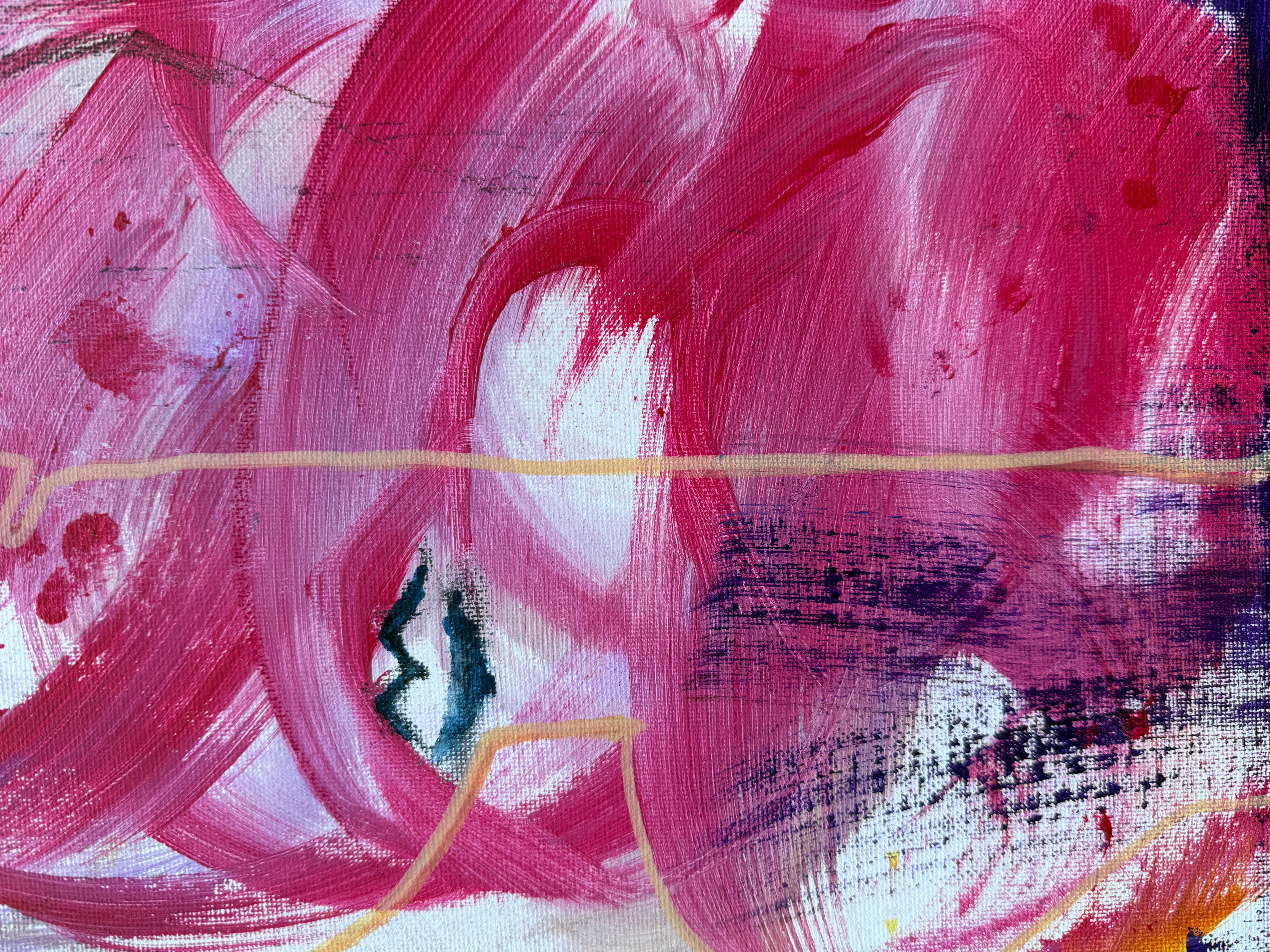 Krieg und Frieden Acryl auf Leinwand Gemälde (Abstrakter Expressionismus), Painting, von Nerea Caos