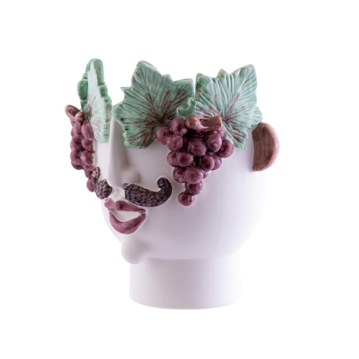 Italian Nerello Venditore di Uva Vase For Sale
