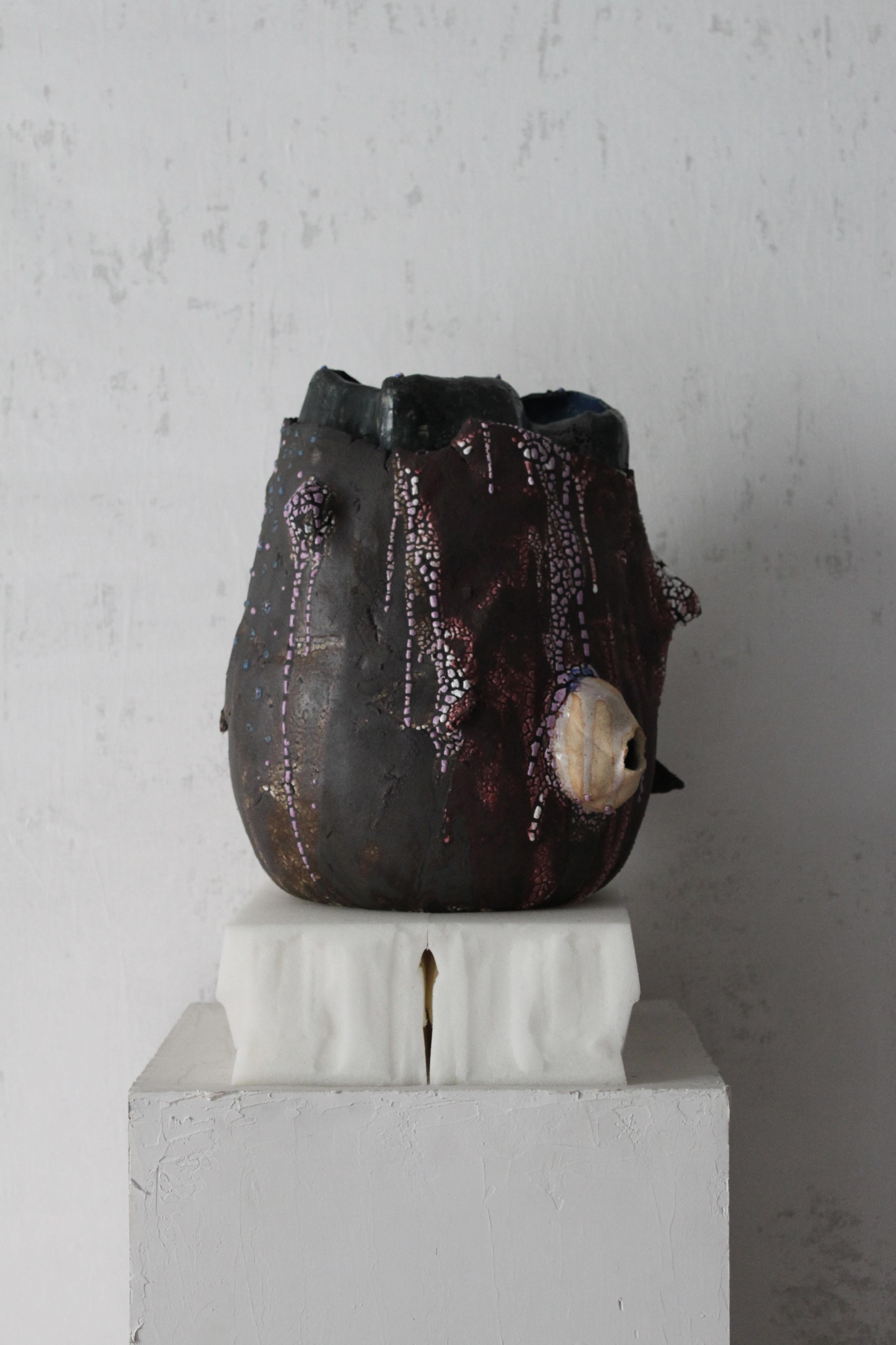 Greek Neres Vase by Lava Studio Ceramics For Sale