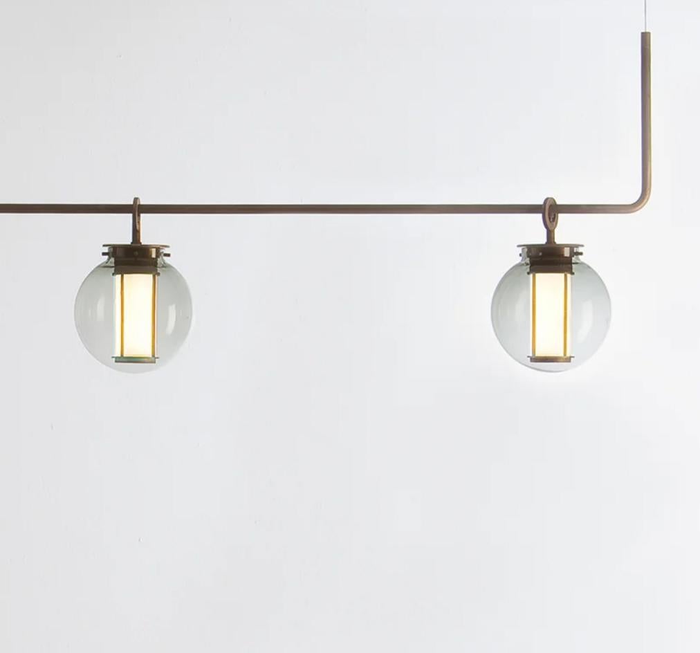 Contemporary Neri and Hu Bai T Chandelier III Suspension Lamp For Parachilna For Sale