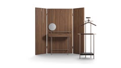 Neri & Hu Vanity Table Set for Cassina, Modern Wood & Steel Design