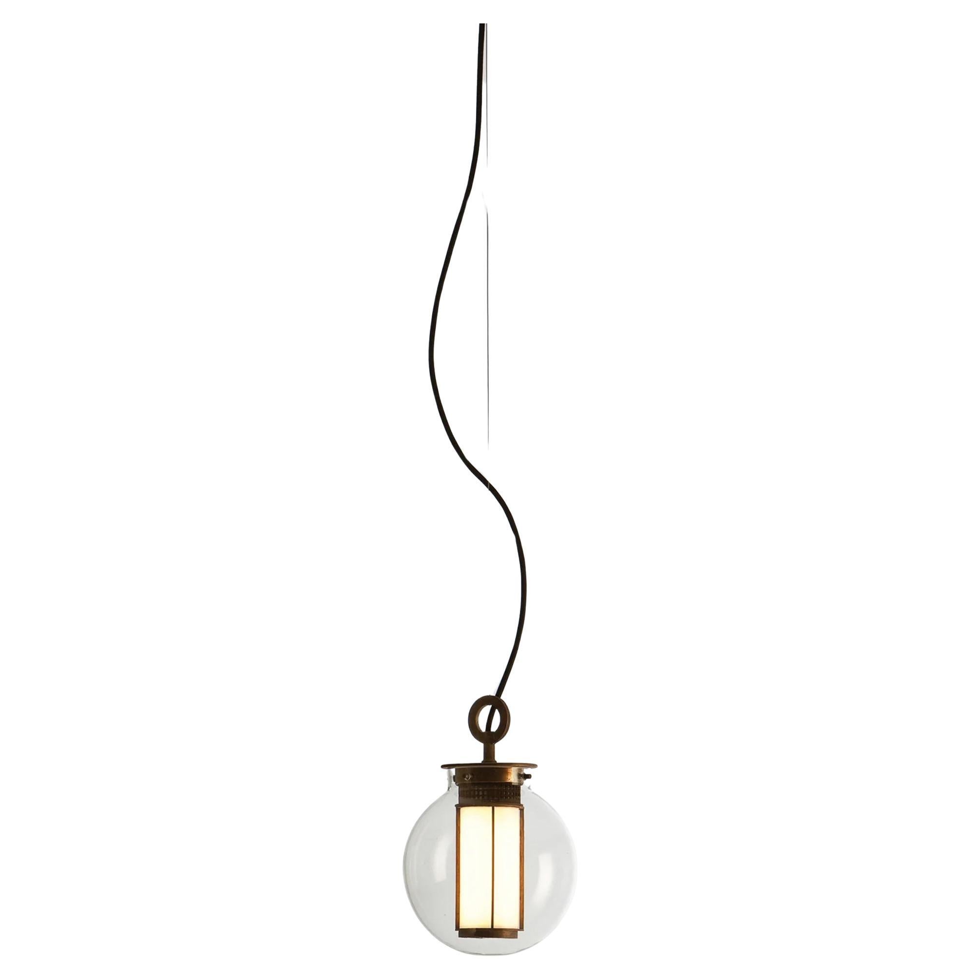 Mid-Century moderno Neri & Hu Set di due Bai T Di Di  Lampada a sospensione per Pararachilna in vendita