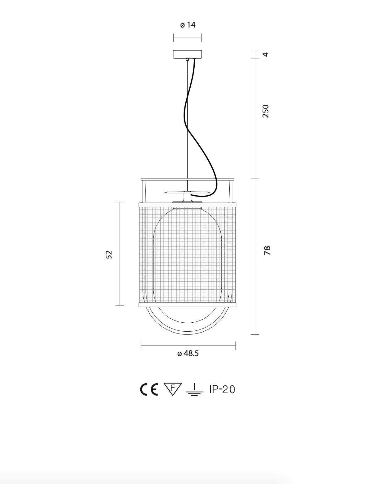 Neri & Hu Set di due lampade a sospensione Denglong T Pe e T Gr Per Parachilna in vendita 5