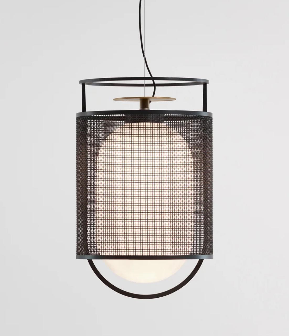 Mid-Century moderno Neri & Hu Set di due lampade a sospensione Denglong T Pe e T Gr Per Parachilna in vendita