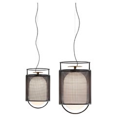 Neri and Hu Set of Two Denglong T Pe and T Gr Suspension Lamp For Parachilna
