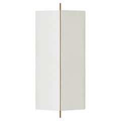Neri 
Hu 3T09 Bronze Structure and Ivory Fabric 1 Module Wall Lamp for Cassina