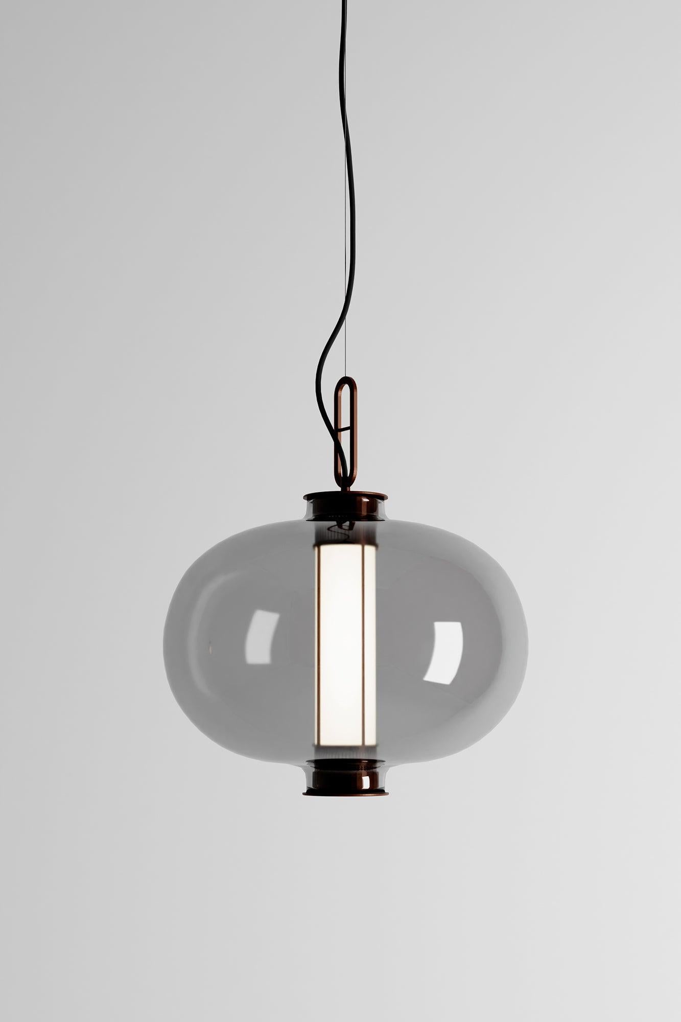 Spanish Neri & Hu BAI T MA MA Bronze - Transparent Diffuser for Parachilna For Sale