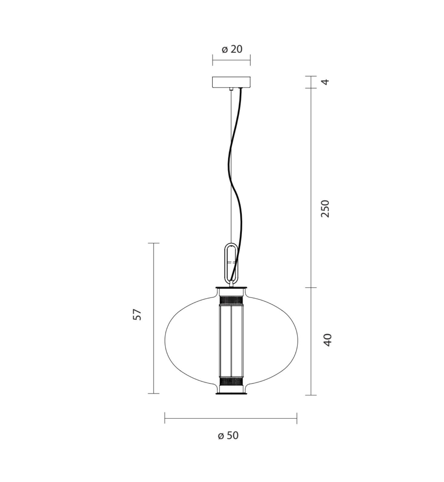Steel Neri & Hu BAI T MA MA Bronze - Transparent Diffuser for Parachilna For Sale