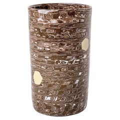 Nerikomi Cellular Rock Glitch Ceramic Vase by Fizzy Ceramics