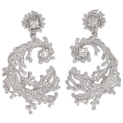 Diamond Dangle Earrings