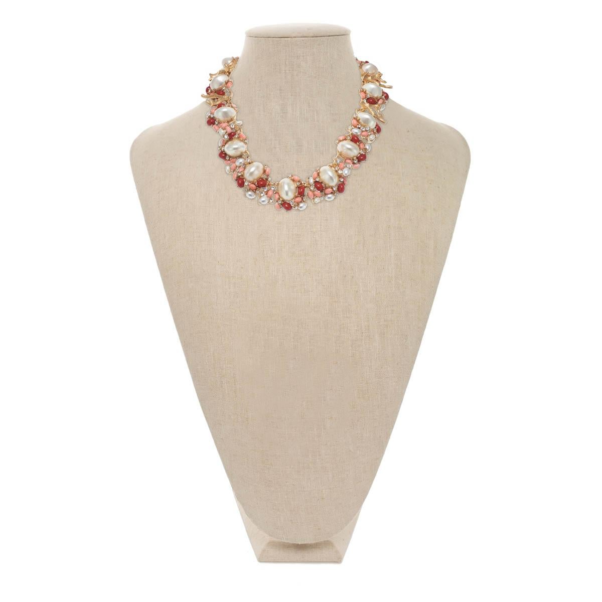 Living in Gold, Pearl, Pink Coral, Red Coral & Crystal! 
