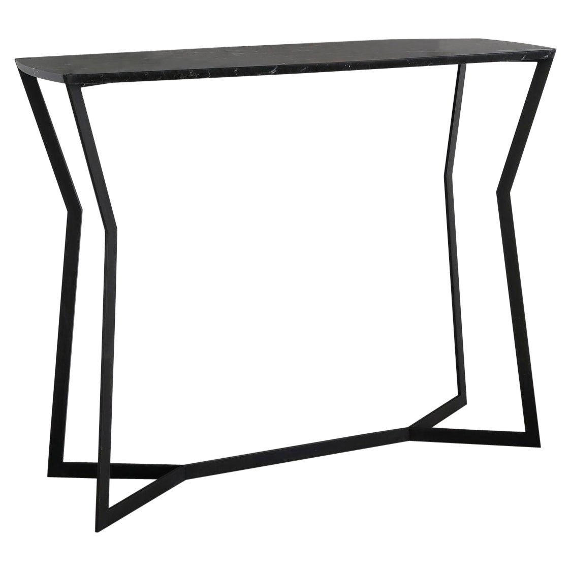 Nero Marble Star Console Table by Olivier Gagnère For Sale