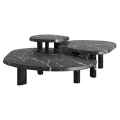 Nero Marquina Large Fiori Nesting Coffee Table by the Essentialist