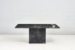 Nero Marquina Marble Dining Table Stone International, Italy, 1970