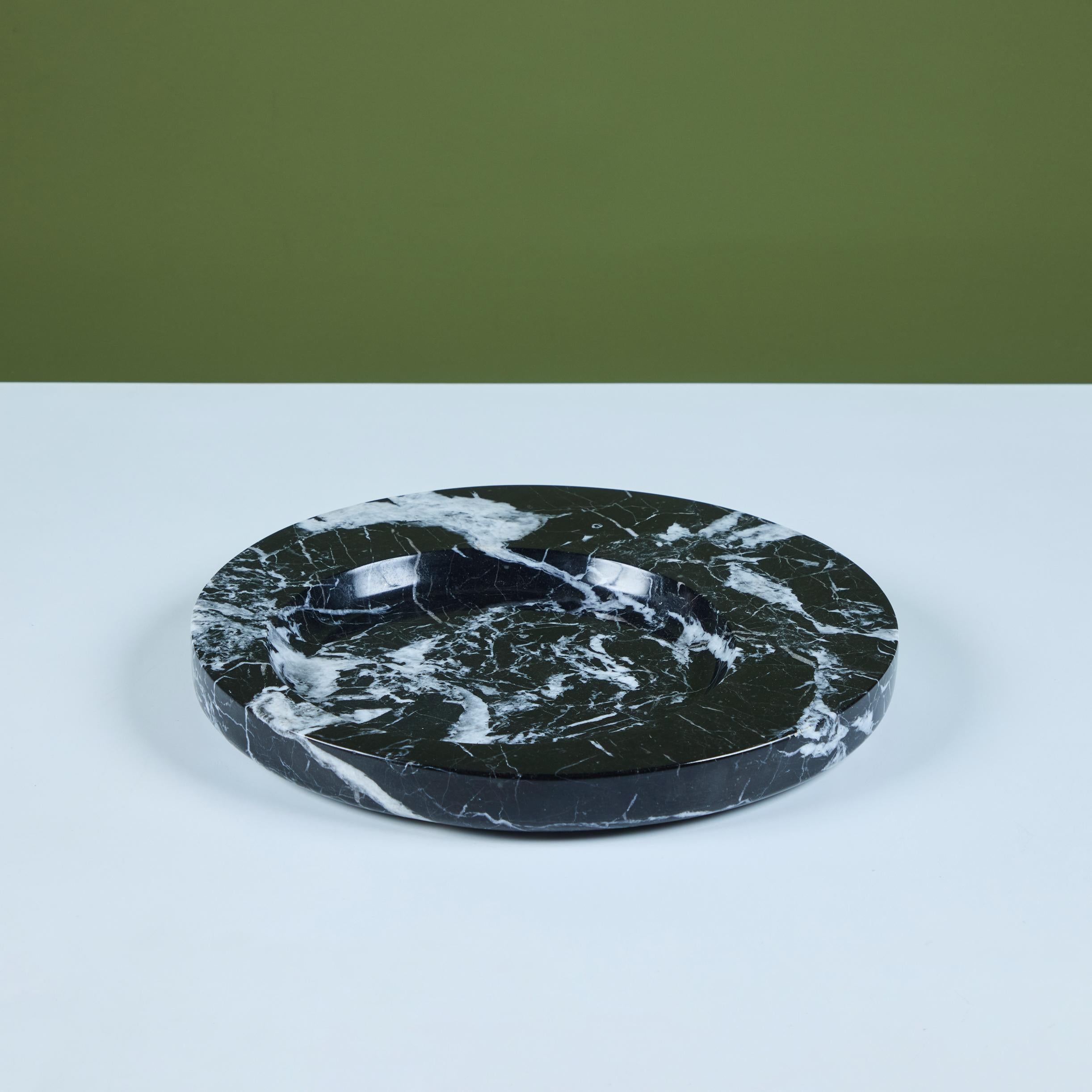 Espagnol Plat en marbre Nero Marquina en vente