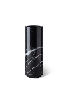 Nero Marquina Marble Vase