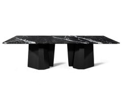 Nero Milano Modern Marble Dining Table by Carrocel
