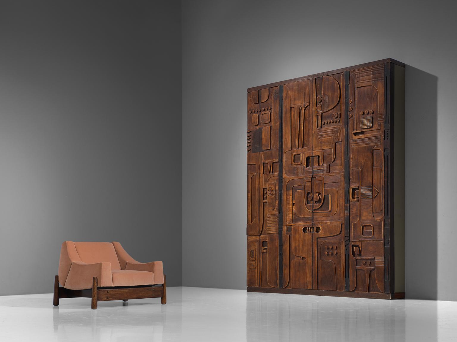 Late 20th Century Nerone and Patuzzi for Gruppo NP2 Constructivist Wall Unit