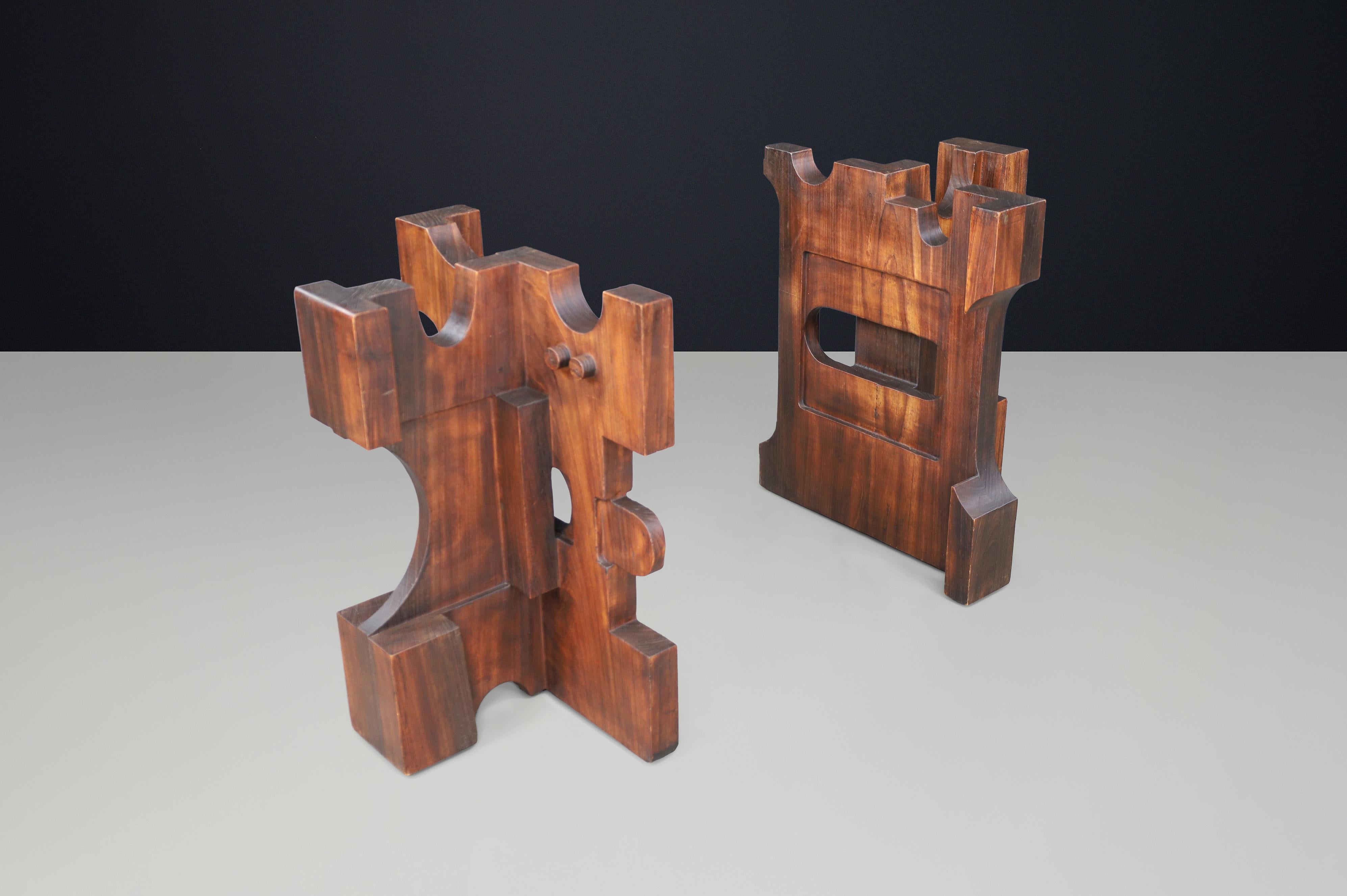 Nerone Ceccarelli pour Gruppo NP2 - Table à manger ou bureau sculptural, Italie, 1982 en vente 3