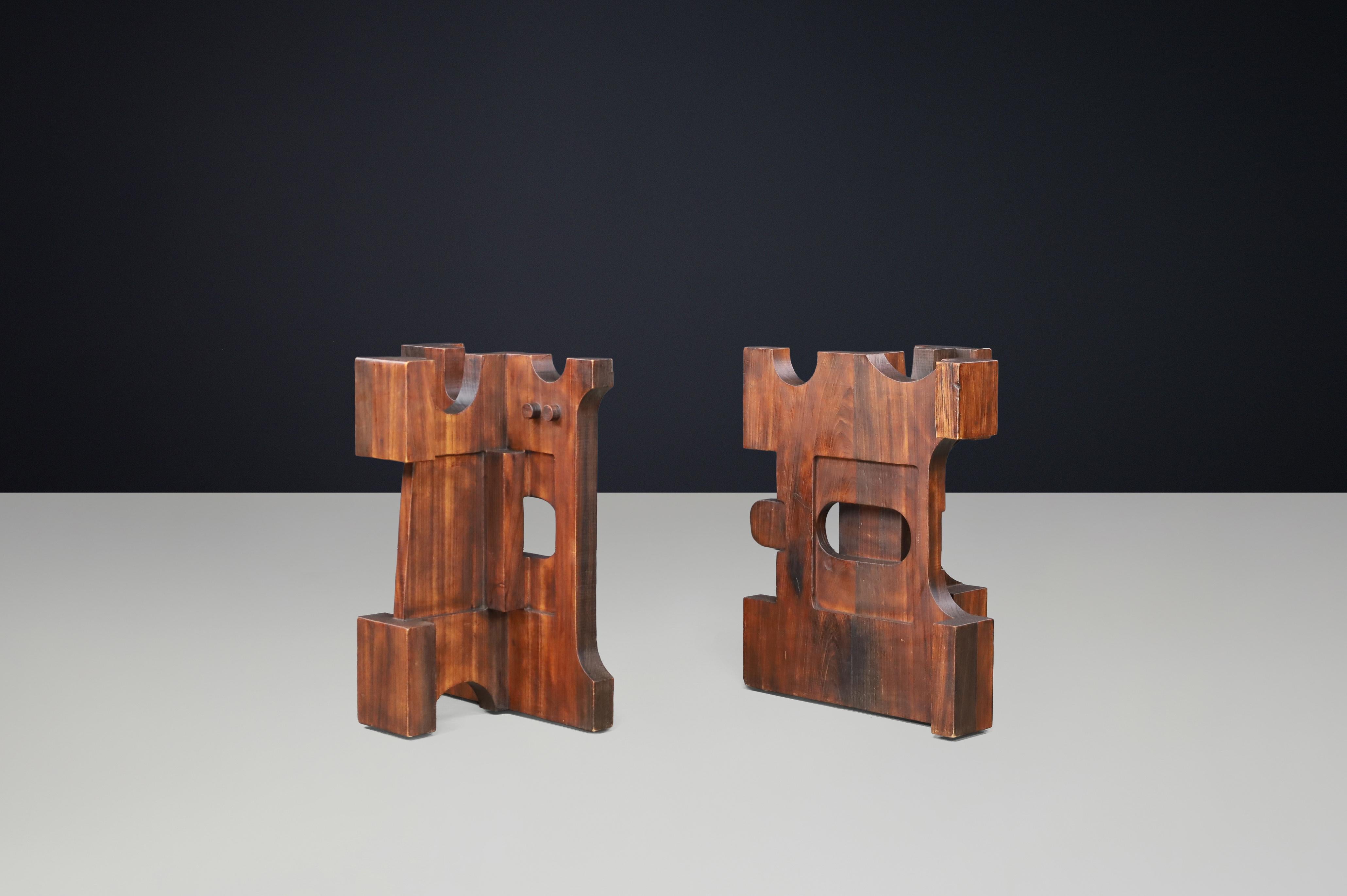 Nerone Ceccarelli pour Gruppo NP2 - Table à manger ou bureau sculptural, Italie, 1982 en vente 5