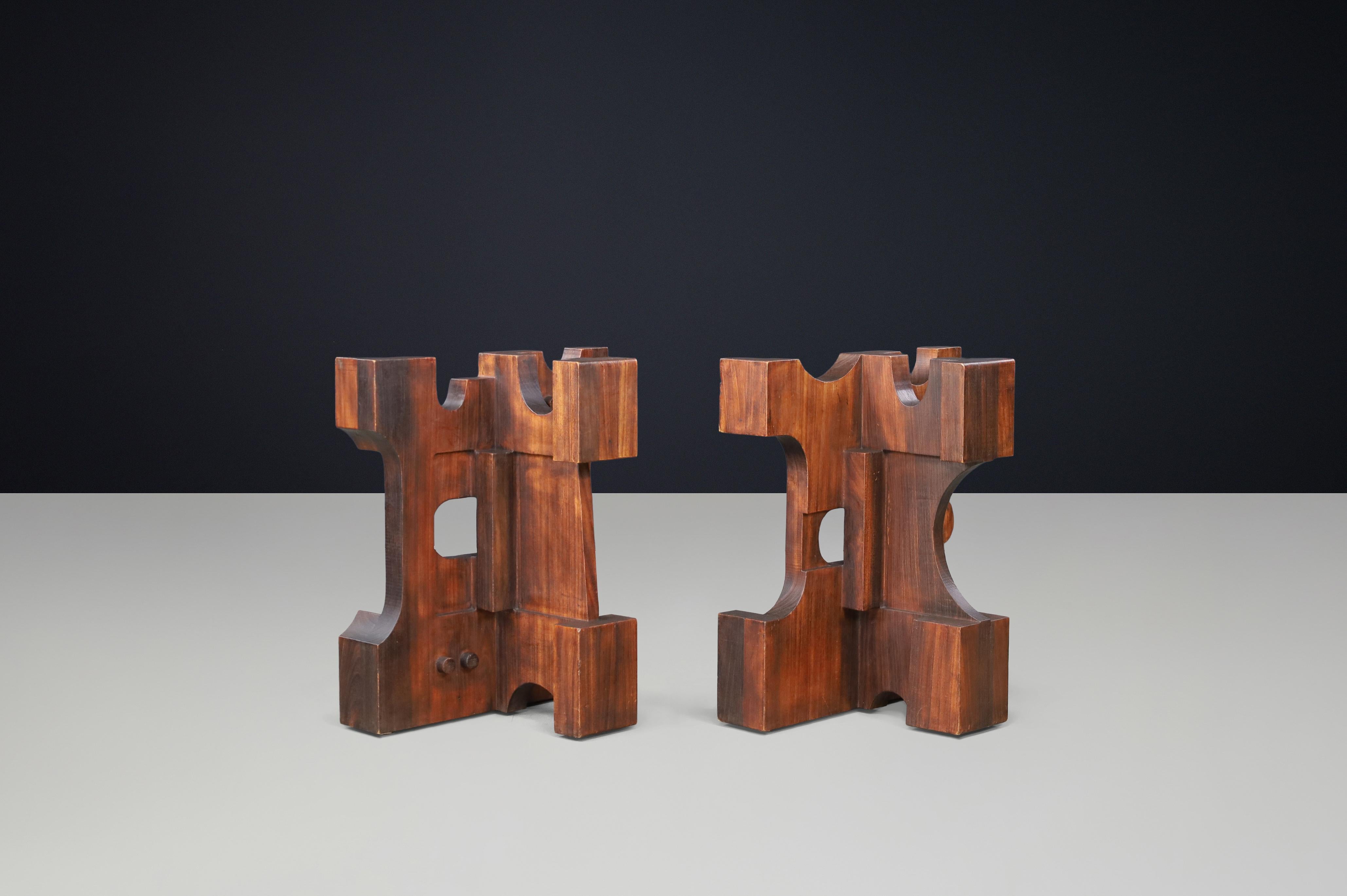 Nerone Ceccarelli pour Gruppo NP2 - Table à manger ou bureau sculptural, Italie, 1982 en vente 7