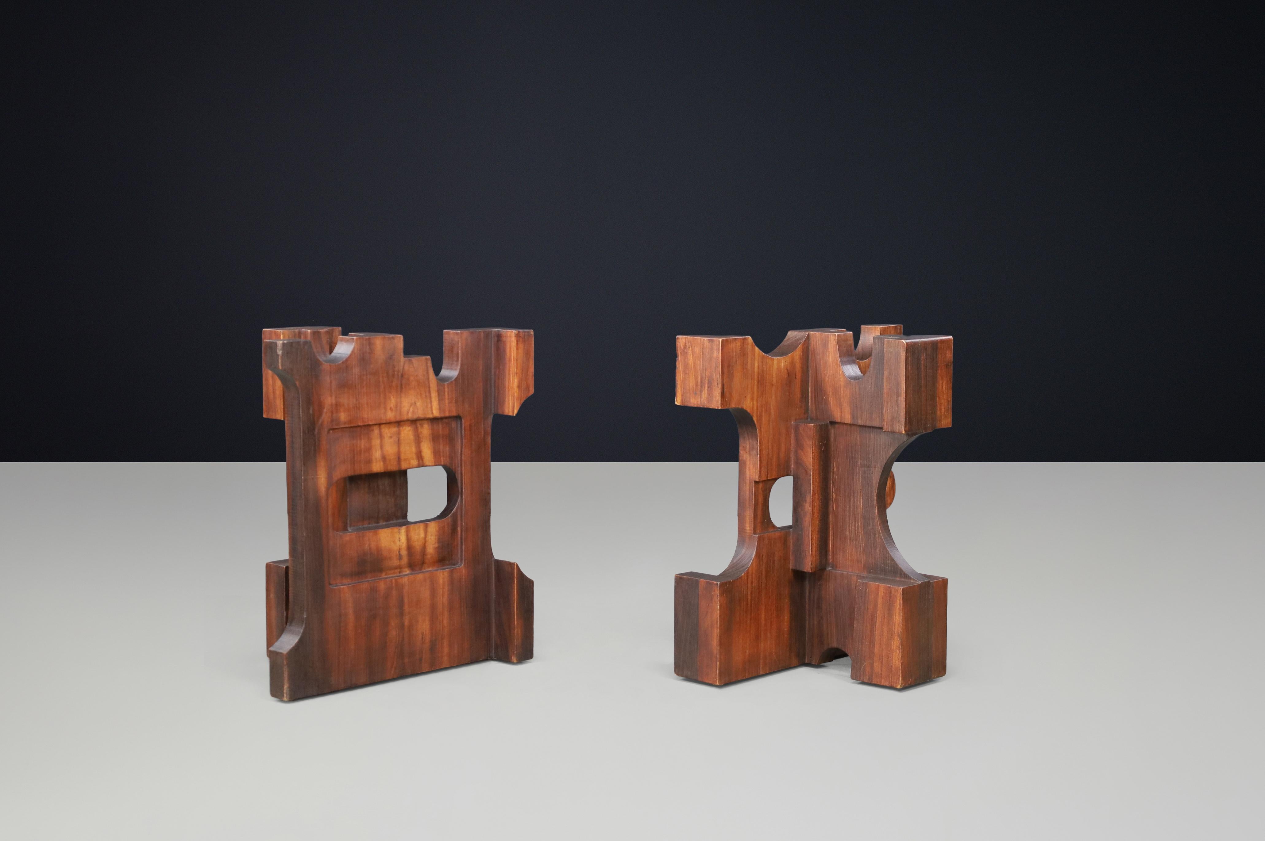 Nerone Ceccarelli pour Gruppo NP2 - Table à manger ou bureau sculptural, Italie, 1982 en vente 8