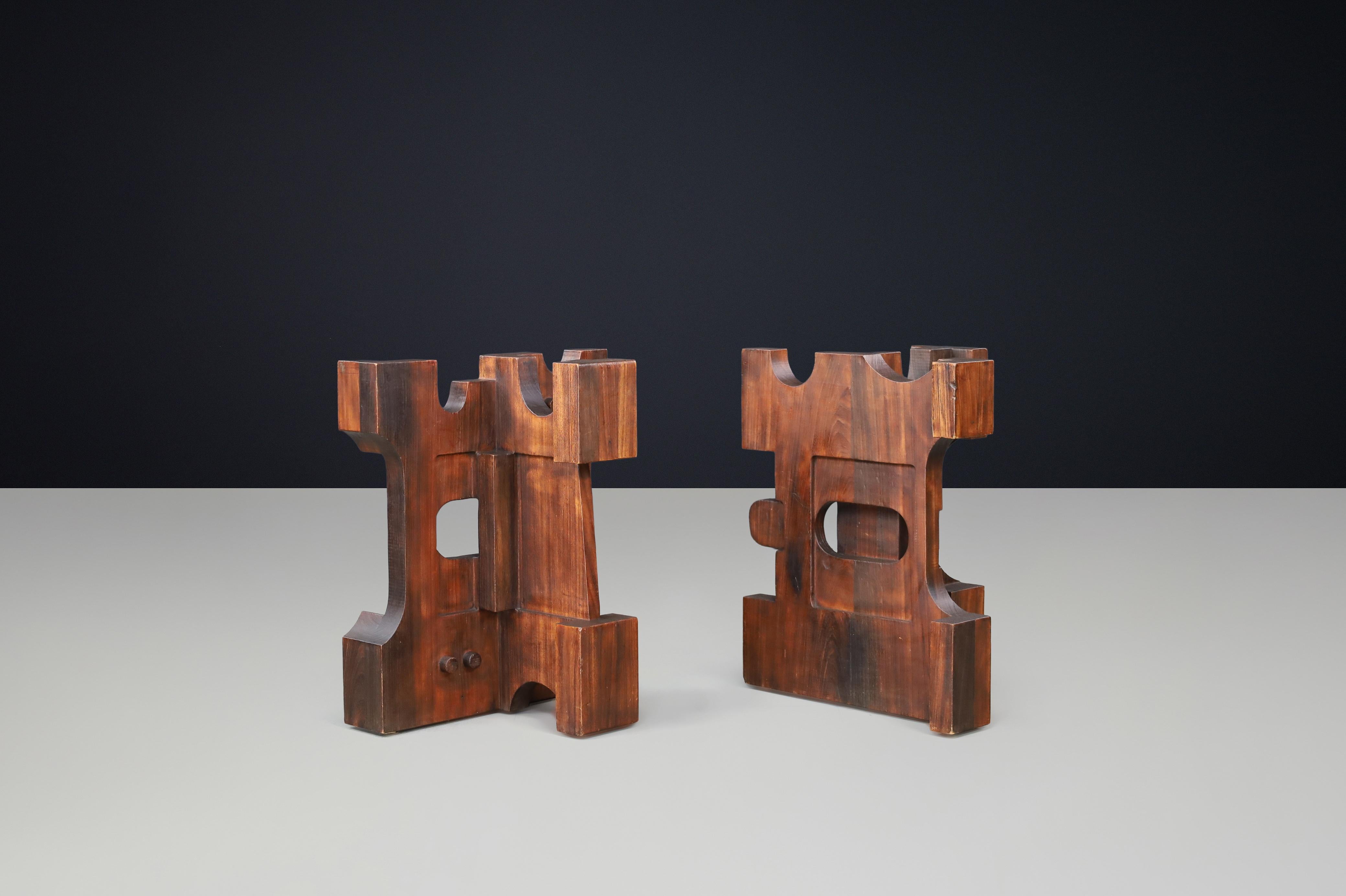 Nerone Ceccarelli pour Gruppo NP2 - Table à manger ou bureau sculptural, Italie, 1982 en vente 9