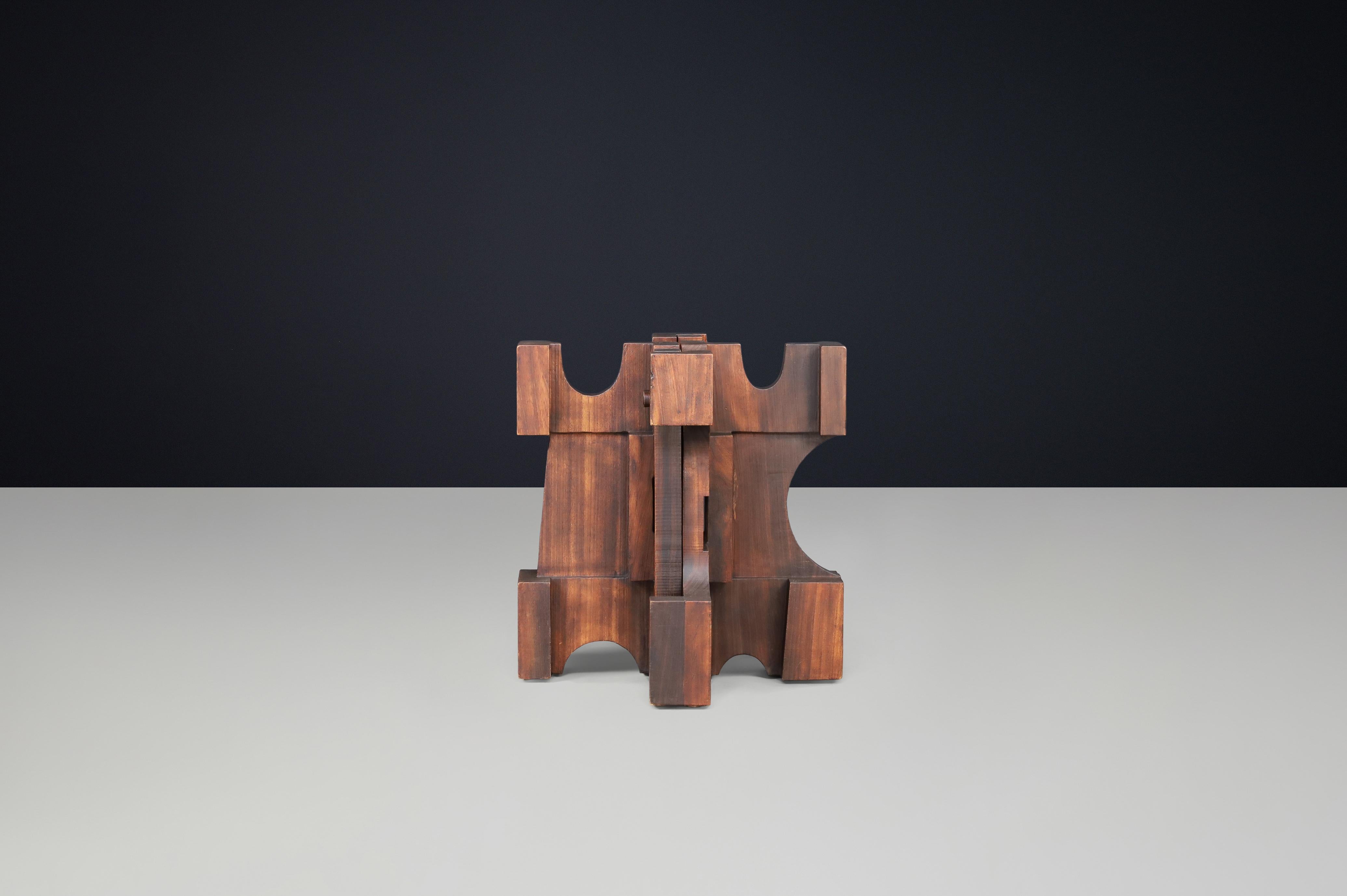 Nerone Ceccarelli pour Gruppo NP2 - Table à manger ou bureau sculptural, Italie, 1982 en vente 10